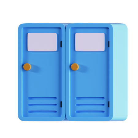 ロッカースクール  3D Icon