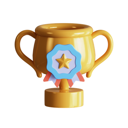賞のトロフィー  3D Icon