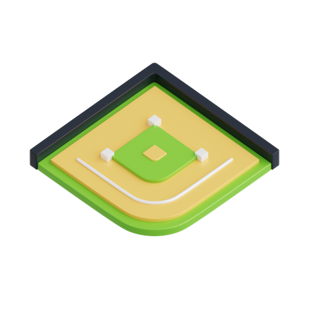 필드  3D Icon