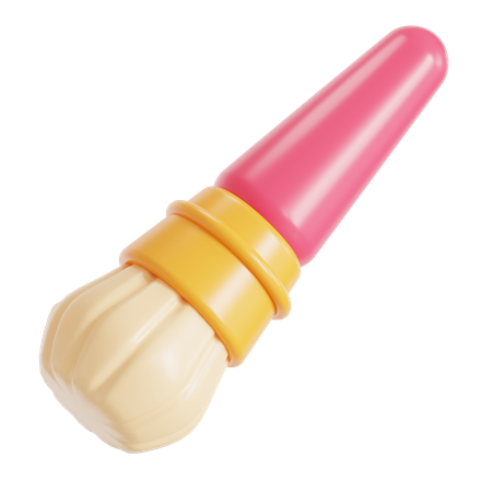 메이크업 브러쉬  3D Icon
