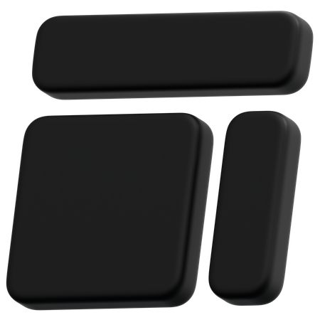 ダークコンテンツ  3D Icon