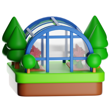 温室  3D Icon