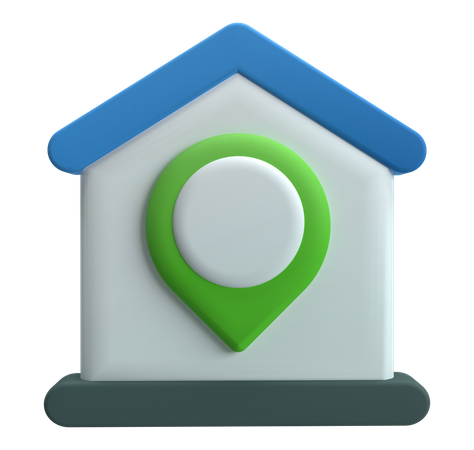 自宅所在地  3D Icon