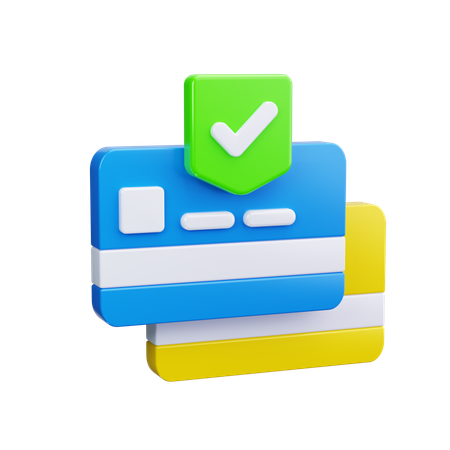 신용 카드  3D Icon