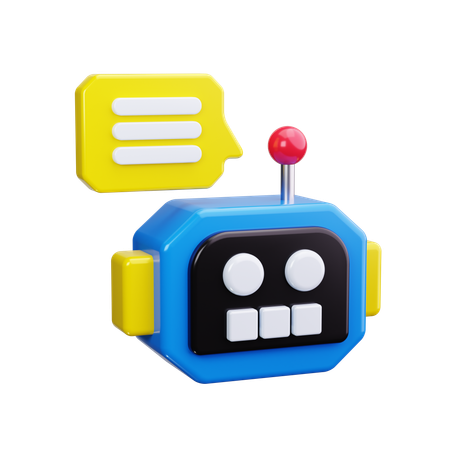 챗봇  3D Icon