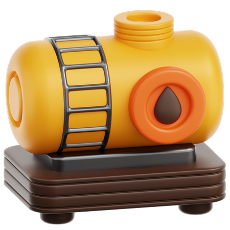 탱크  3D Icon