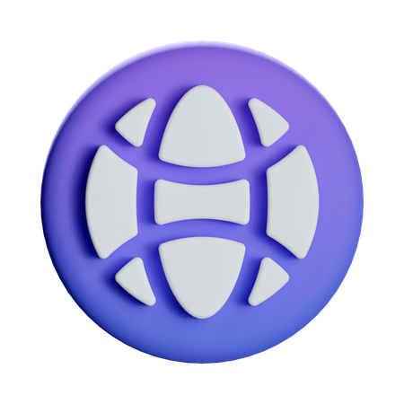 지구  3D Icon