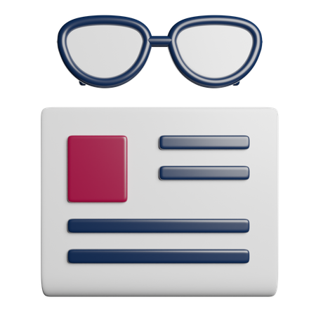 ジャーナリズム  3D Icon