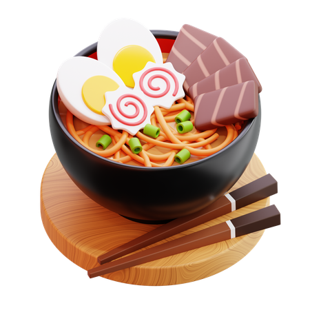 ラーメン丼  3D Icon