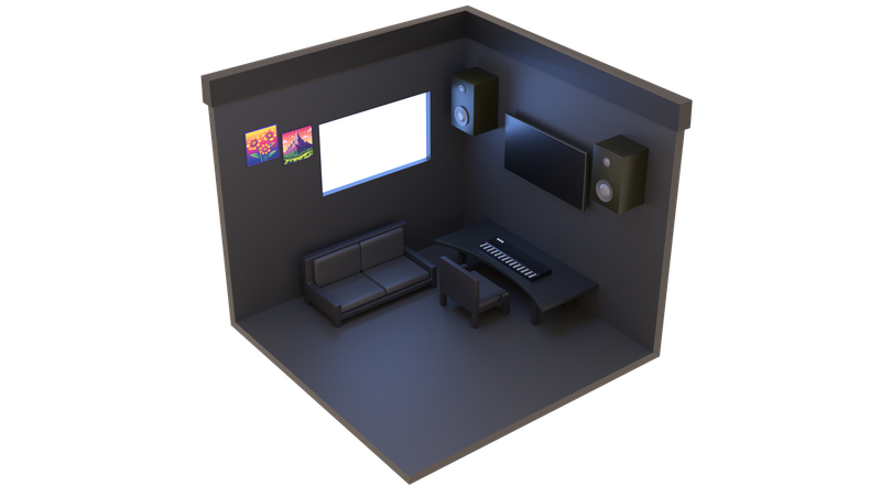 スタジオ  3D Icon