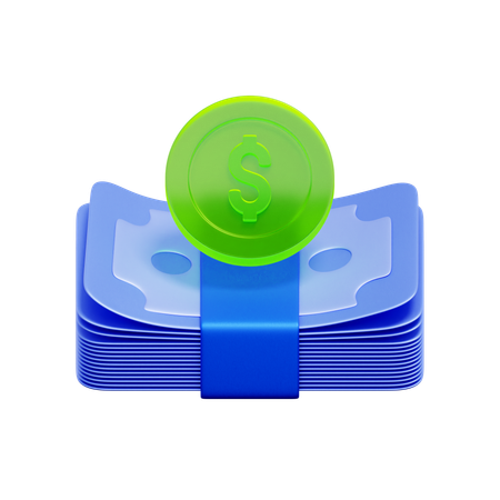 머니 스택 번들  3D Icon
