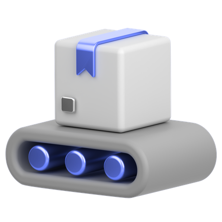 컨베이어 벨트  3D Icon