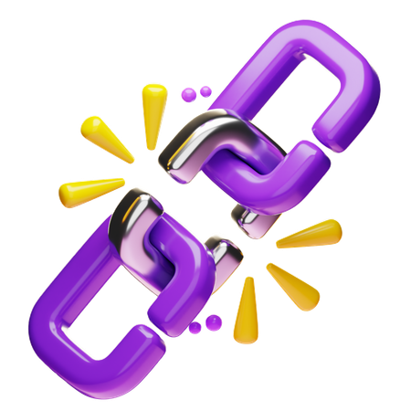 リンクエラー  3D Icon
