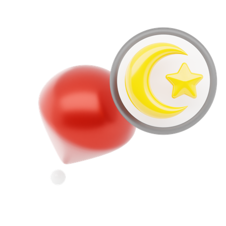 モスクピン  3D Icon