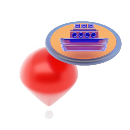 ポートピン  3D Icon