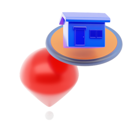 ホームピン  3D Icon