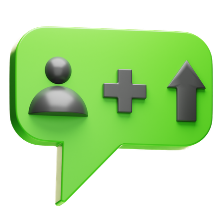 추종자를 얻다  3D Icon