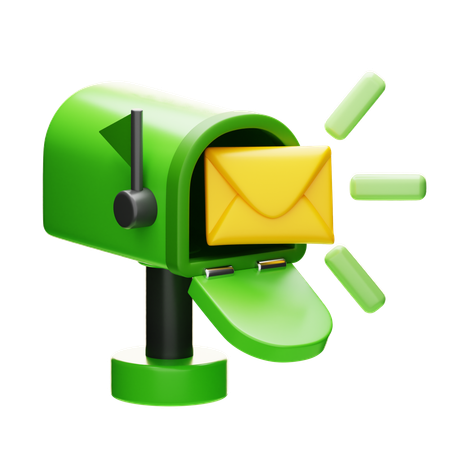 메일 광고  3D Icon