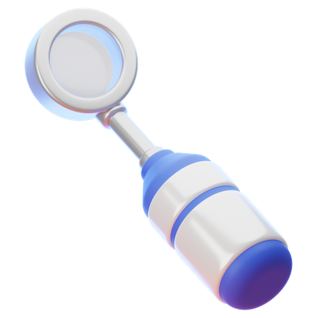 歯科用ミラー  3D Icon
