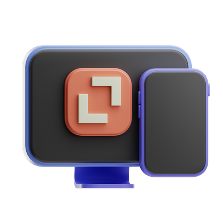 디지털 협업 플랫폼  3D Icon