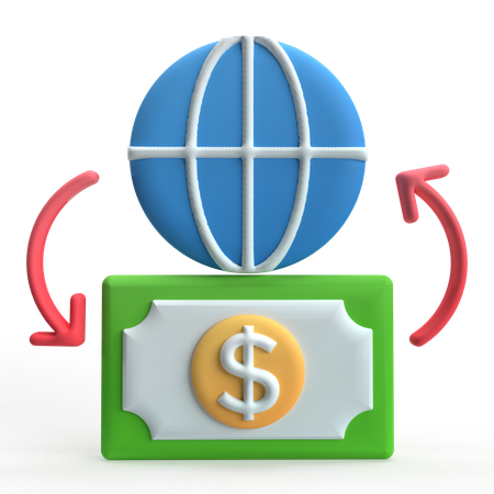 인터넷 뱅킹  3D Icon