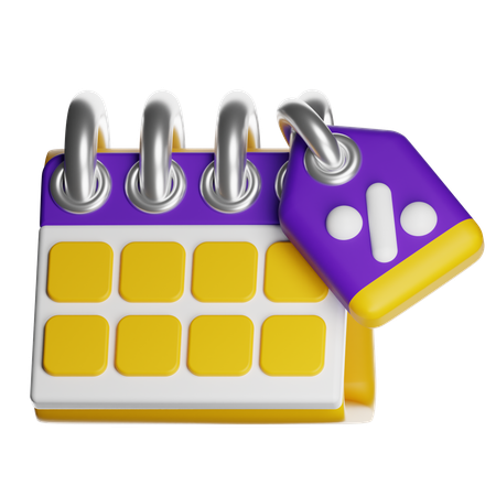 할인데이  3D Icon