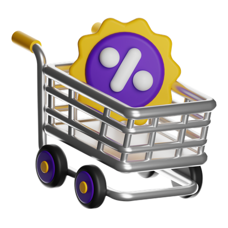 쇼핑 카트  3D Icon
