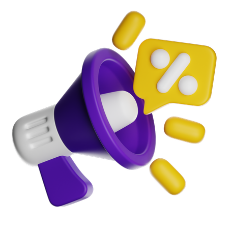 홍보  3D Icon