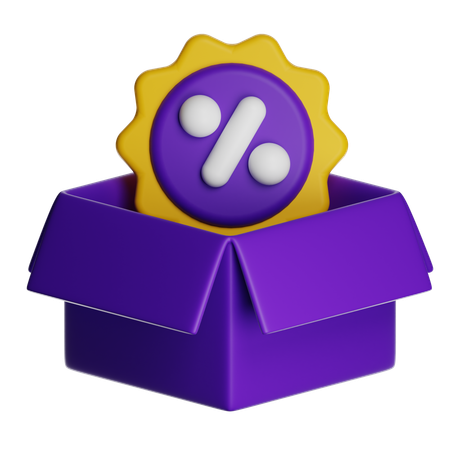 패키지 할인  3D Icon