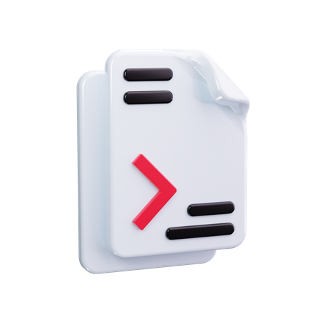 ターミナル  3D Icon