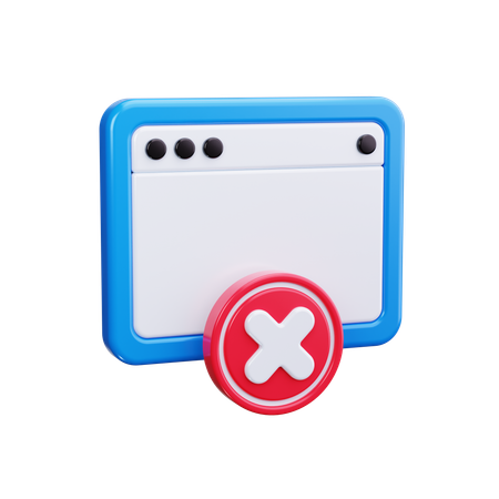 クロスマーク  3D Icon