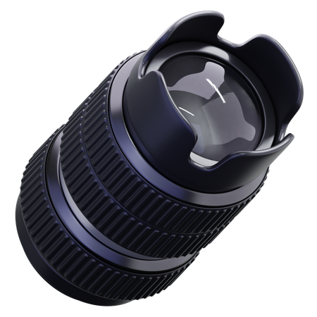 カメラレンズ  3D Icon