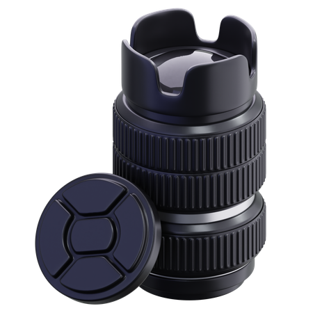 カメラレンズ  3D Icon