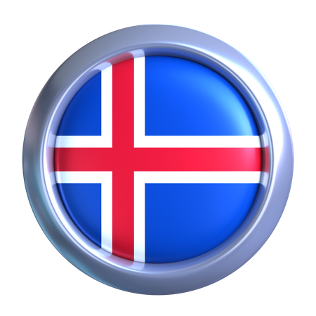 아이슬란드 상징  3D Icon