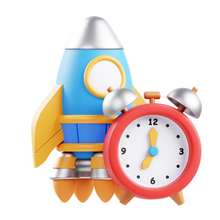 시간 부스트  3D Icon