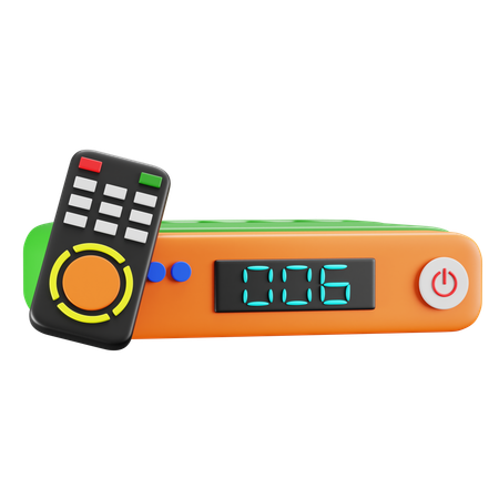 セットトップボックス  3D Icon