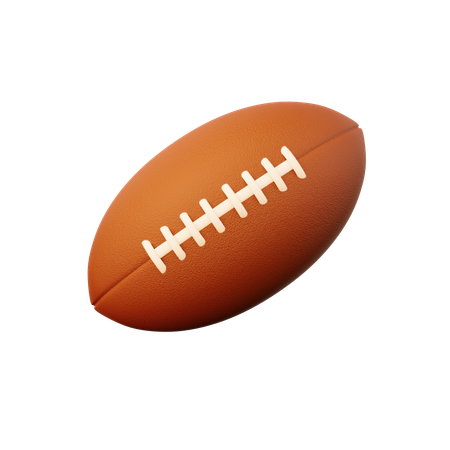 アメリカンフットボール  3D Icon