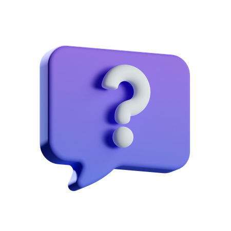 ヘルプチャット  3D Icon