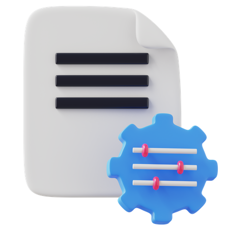 파일 설정  3D Icon