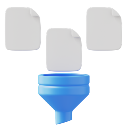 파일 정렬  3D Icon