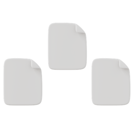 파일  3D Icon