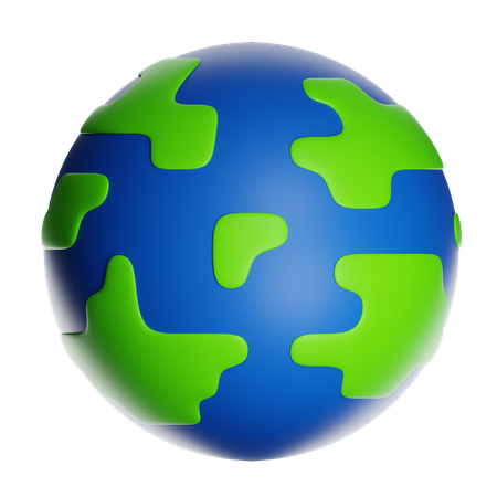 地球  3D Icon