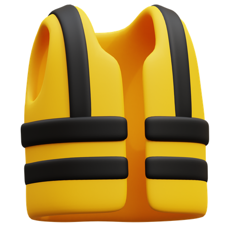 안전 조끼  3D Icon