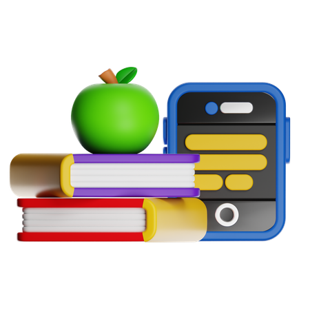 オンライン学習  3D Icon