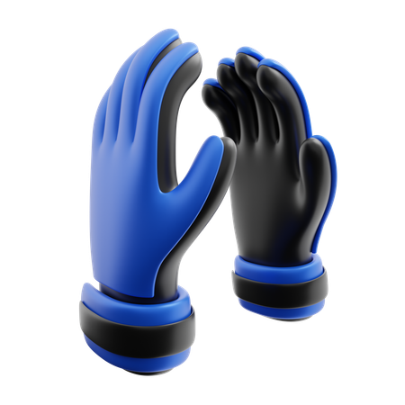 ゴールキーパーグローブ  3D Icon
