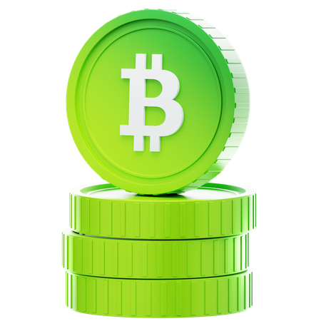 비트코인 3D 아이콘