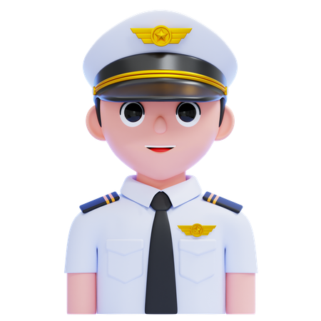조종사  3D Icon