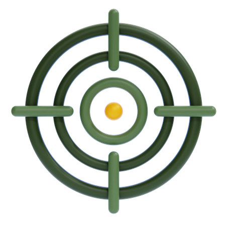 목표  3D Icon