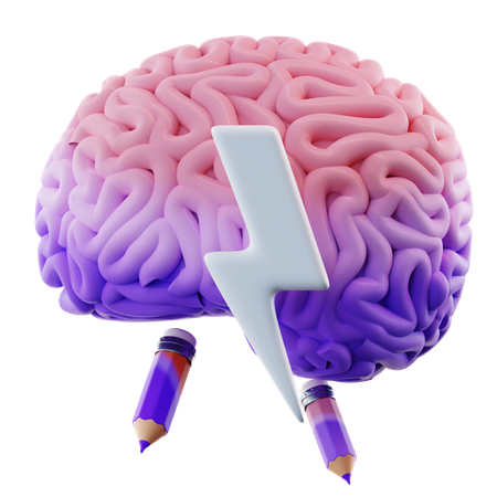 ブレインストーミング  3D Icon
