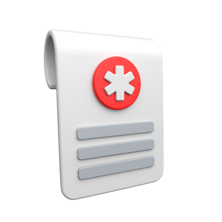 医療費  3D Icon